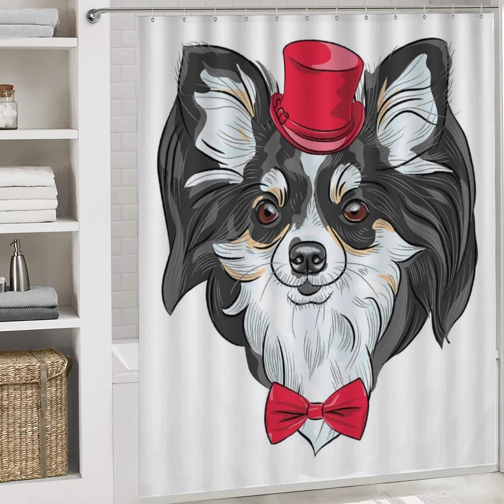 Puppy with Hat and Bow — Detail 4
