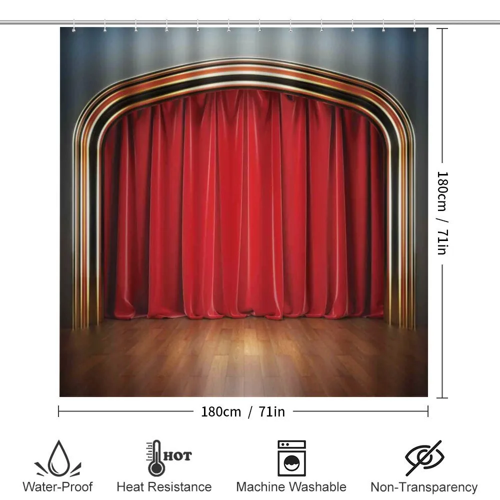 Stage with Classic Curtains — Detail 2