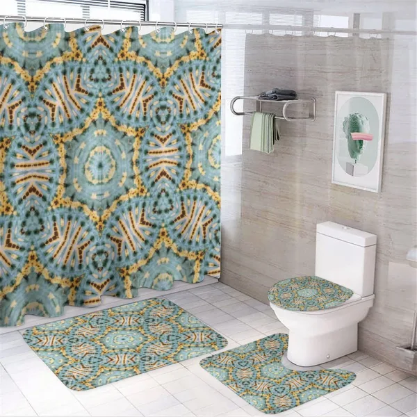Tribal Bohemian on a shower curtain