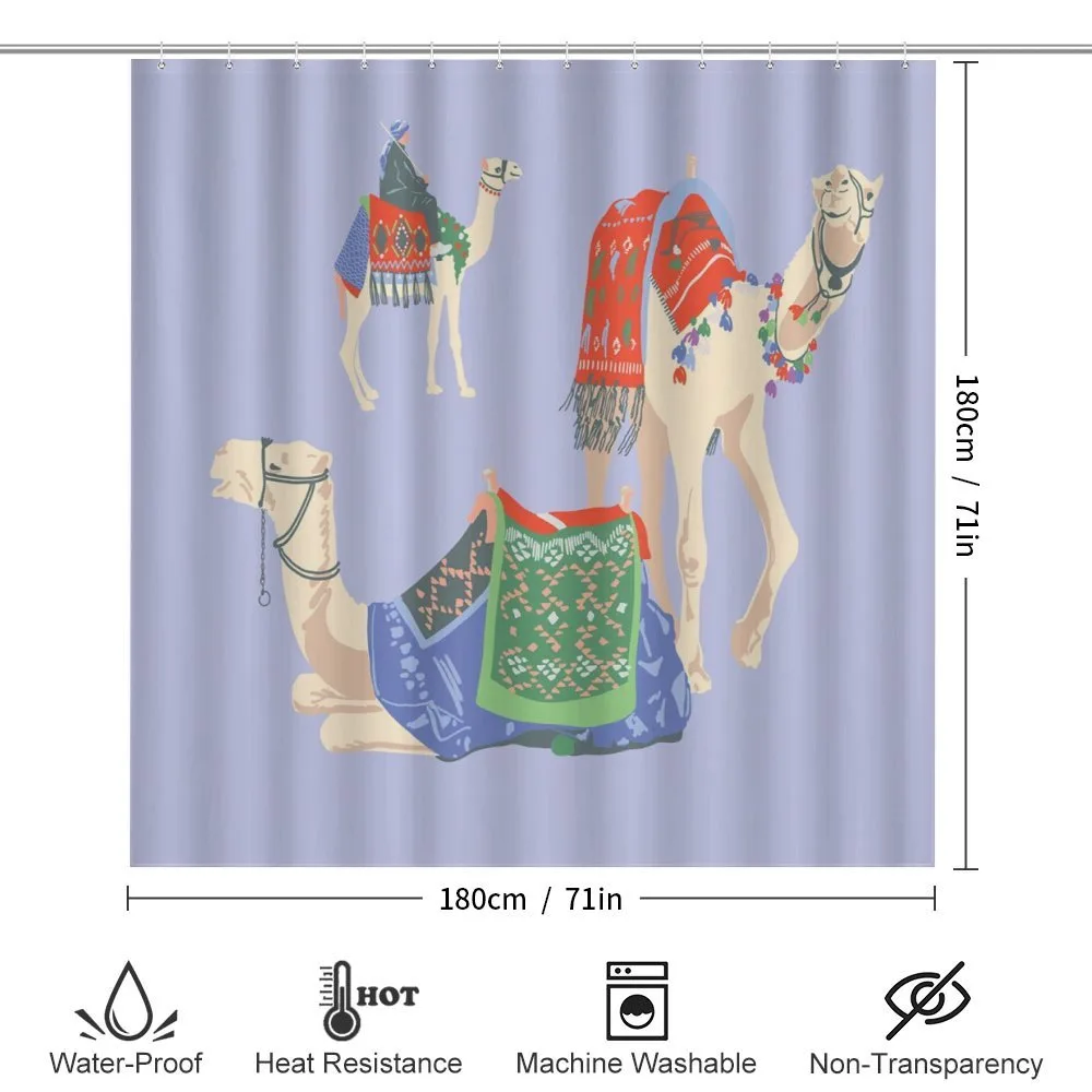 Camels with Rugs — Detail 2