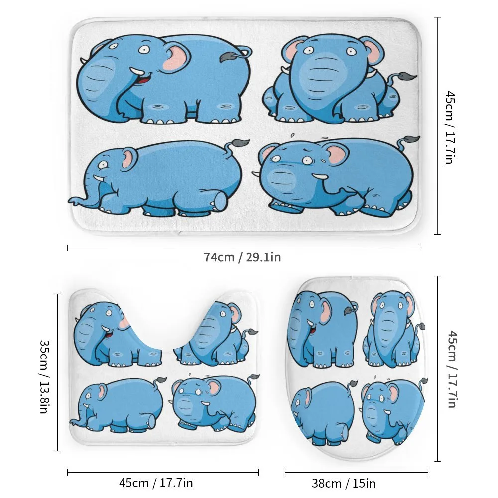 Cartoon Elephants — Detail 1