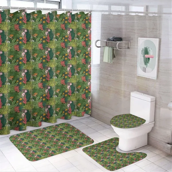 Classic Botanical Blossom on a shower curtain