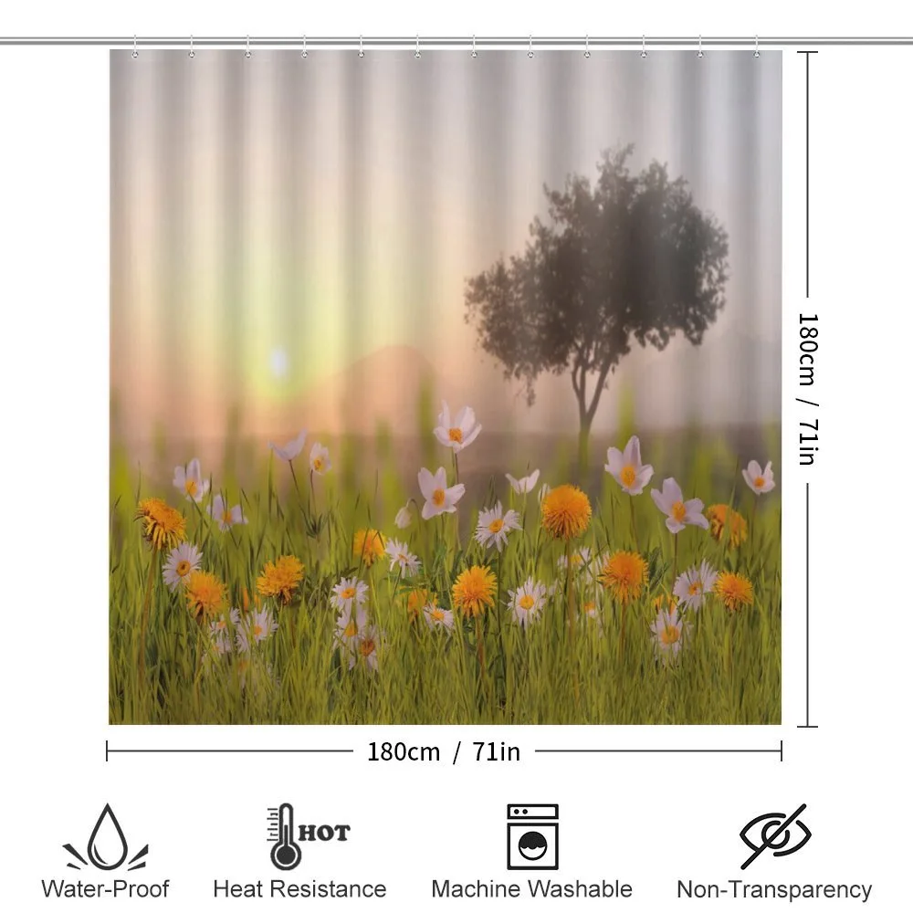 Daisies Tree Mist — Detail 2