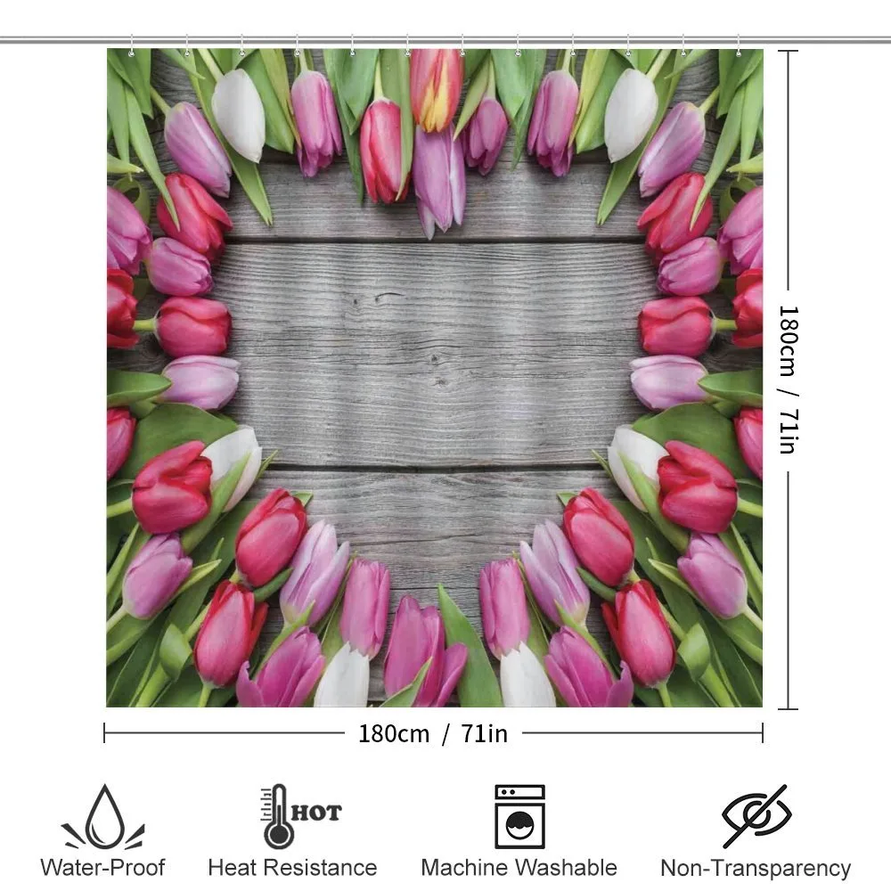 Frame of Fresh Tulips — Detail 2