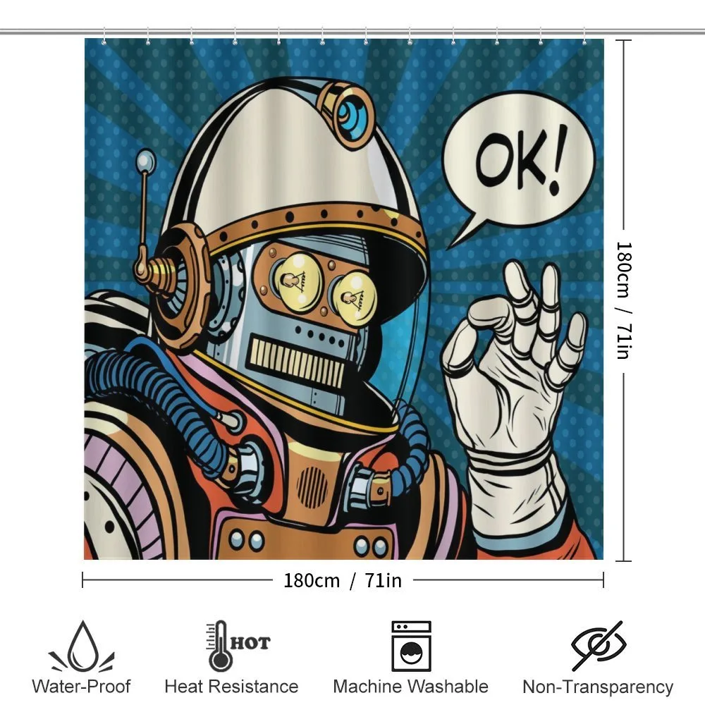 Futuristic Comics Robot — Detail 2