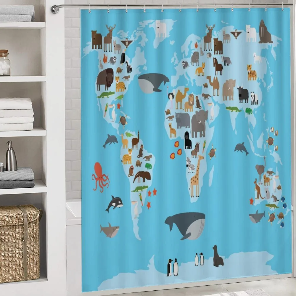 Guide Animals World Map — Detail 4