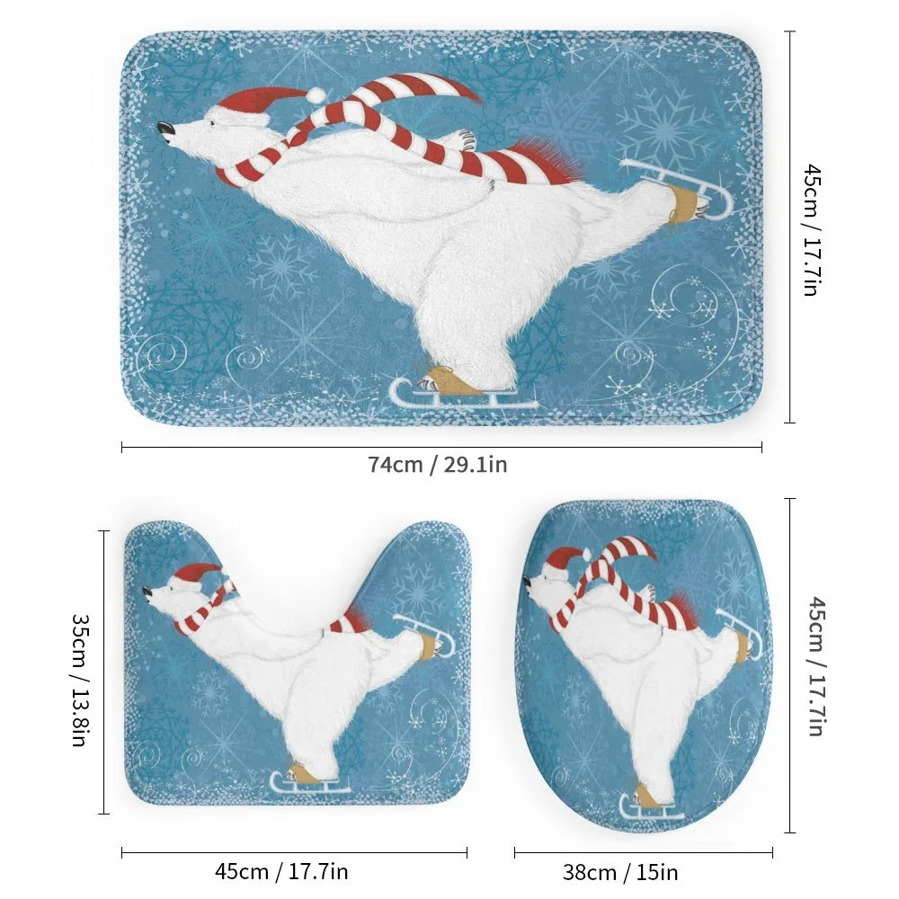 Ice Skating Polar Bear — Detail 1