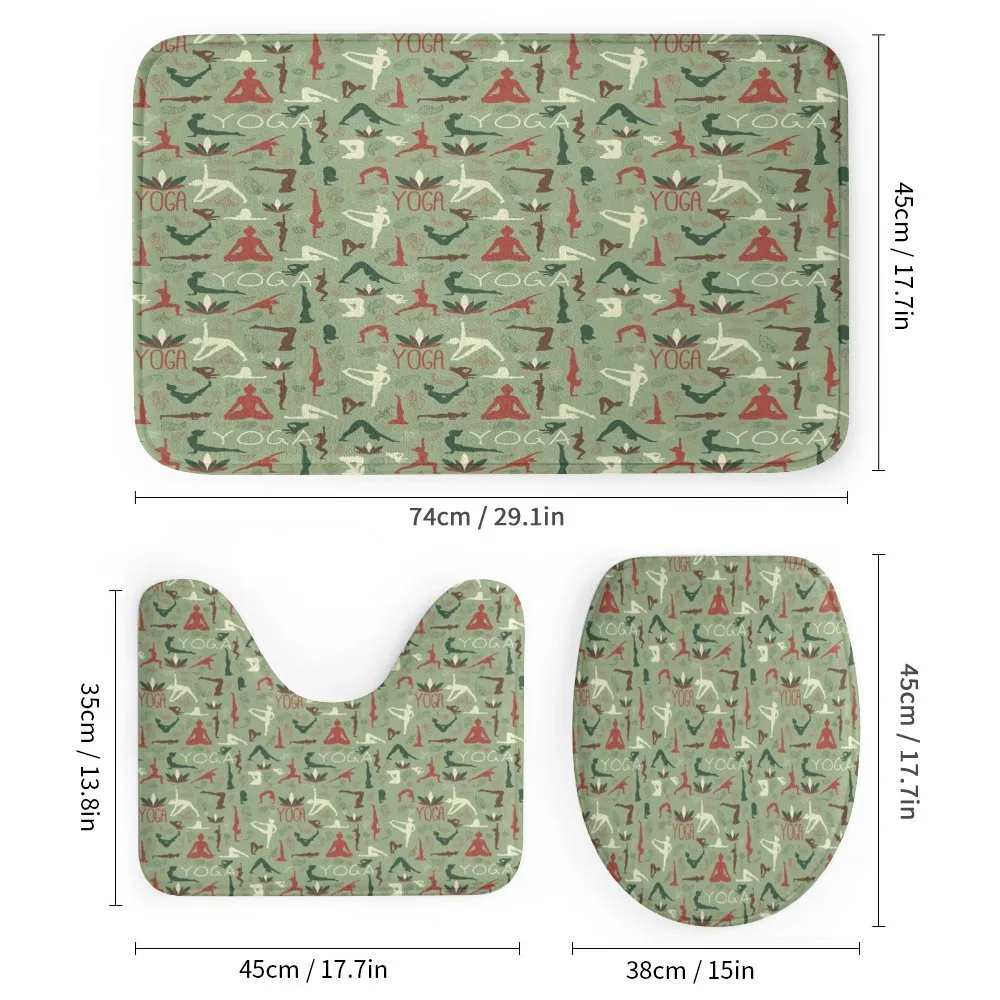 Lotus Seal Paisley Poses — Detail 1
