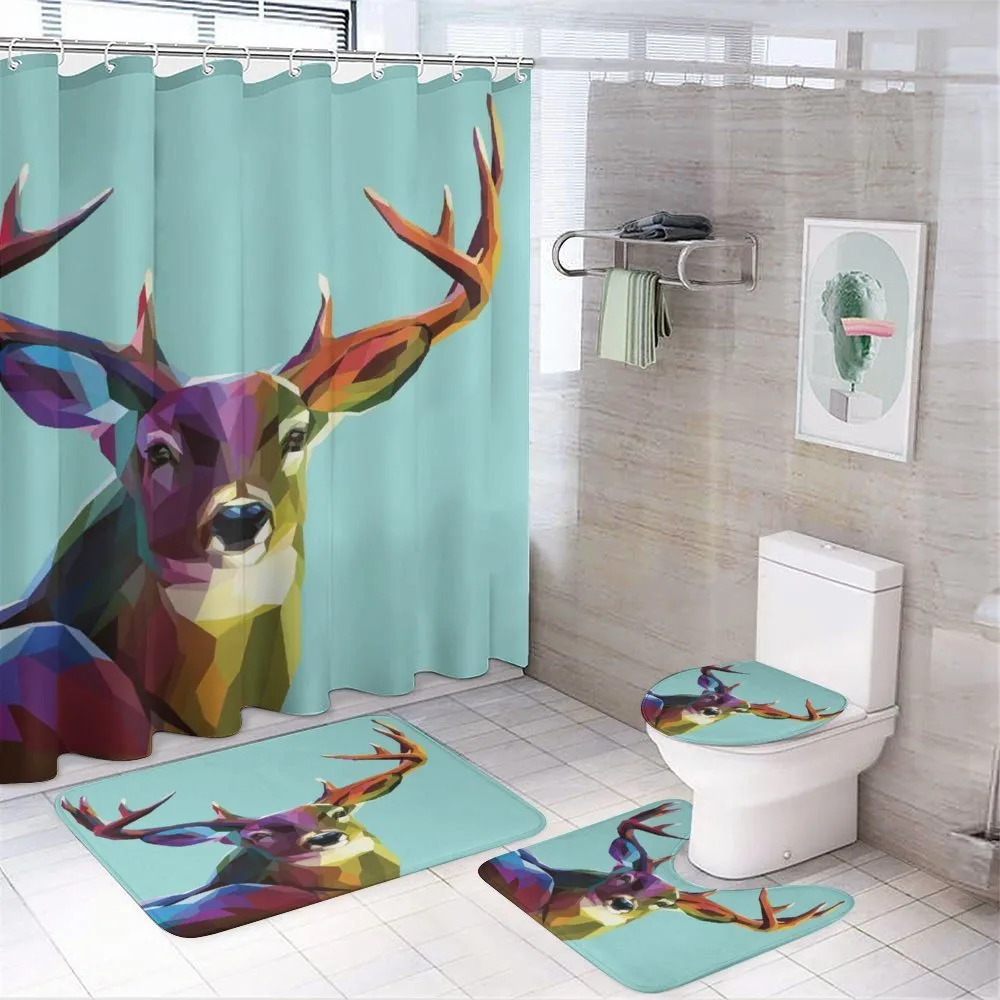 Retro Low Poly Deer — Your design