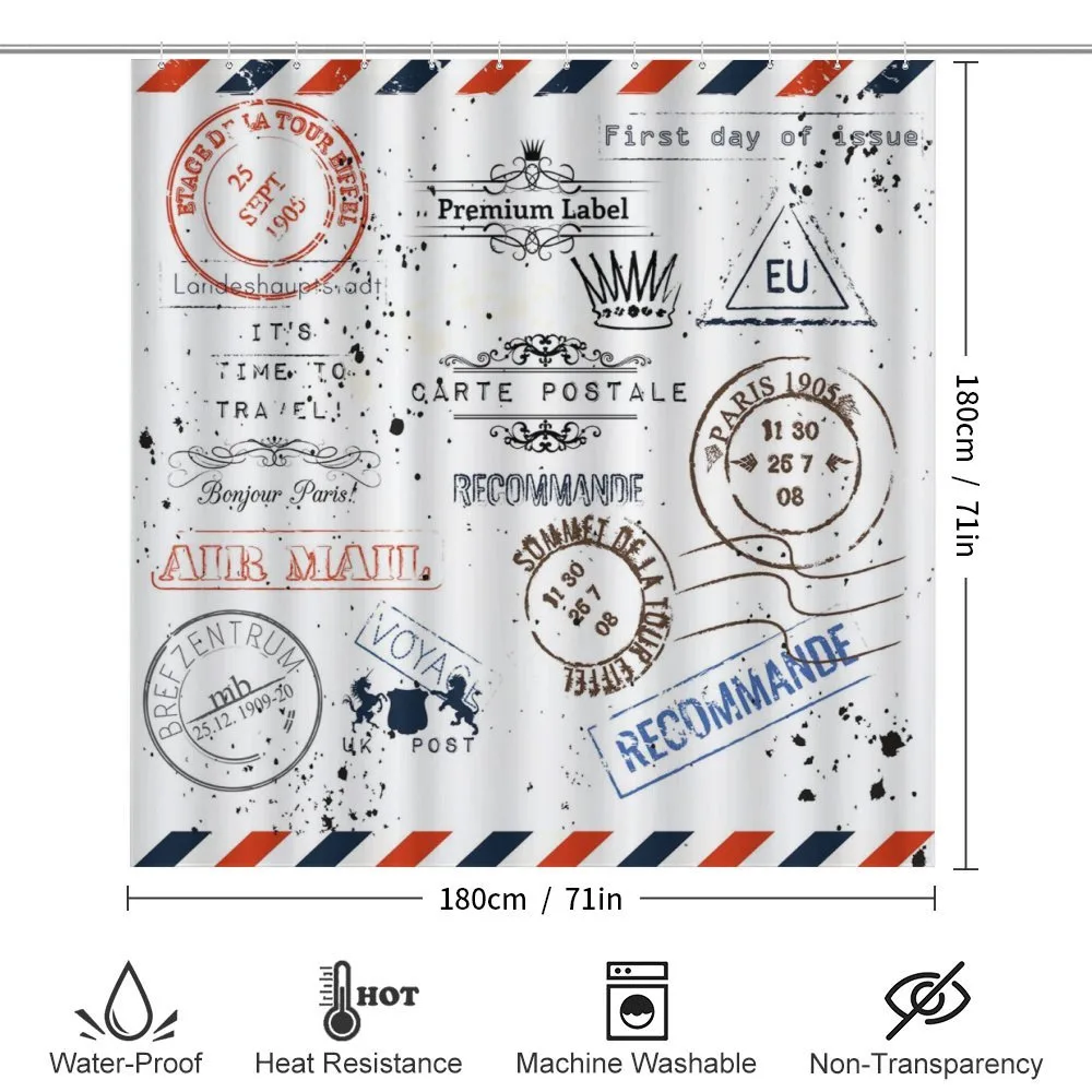 Retro Post Stamp Design — Detail 2