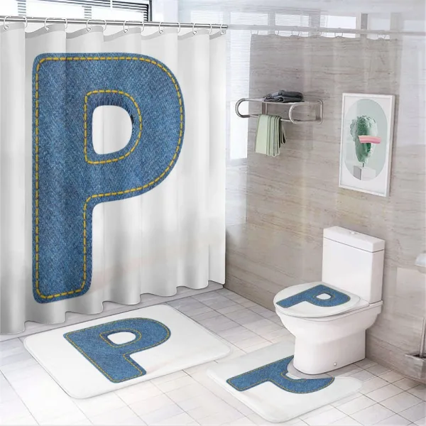 Theme Themed Retro on a shower curtain