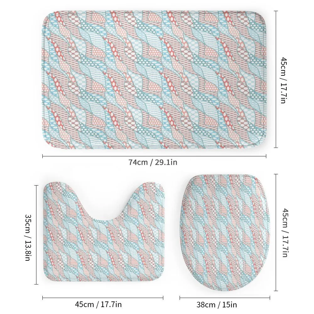 Wavy Stripes Ovals — Detail 1