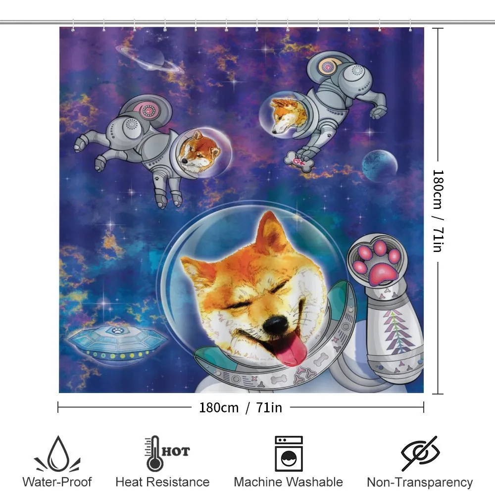 Astronaut Shibas in Space — Detail 2