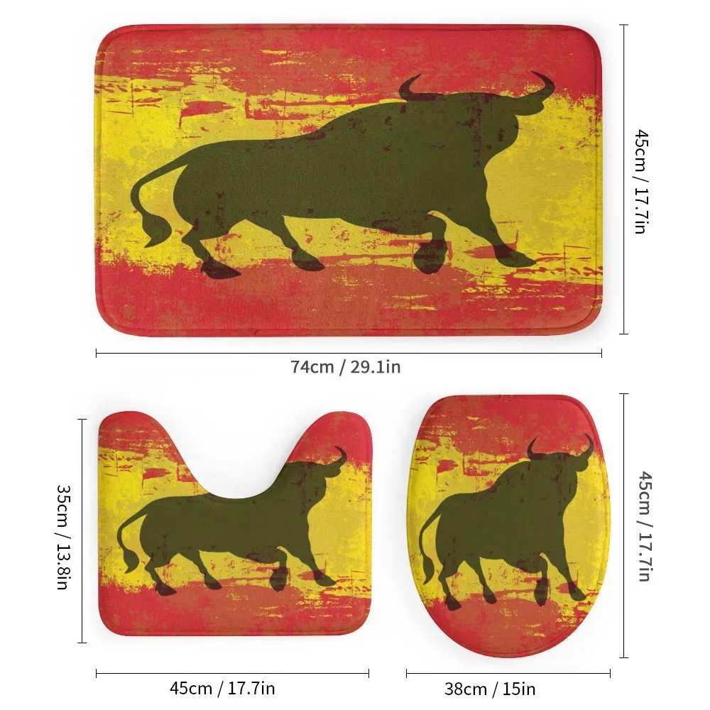 Bull Silhouette on Flag — Detail 1