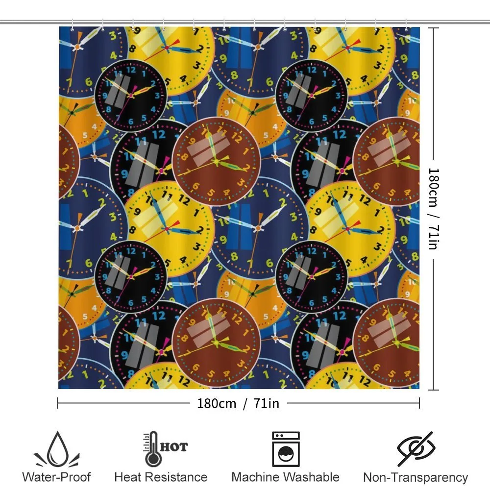Clock Faces Pattern — Detail 2
