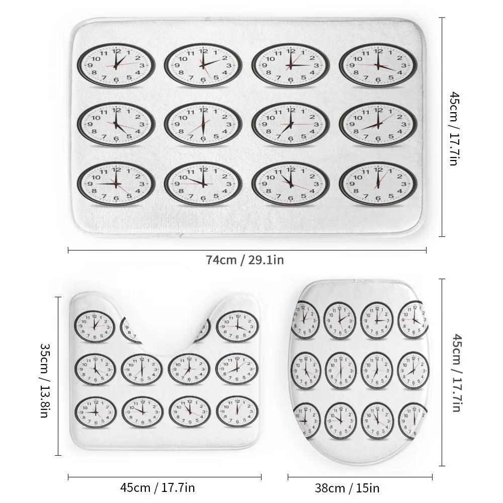 Clocks and Black Numbers — Detail 1