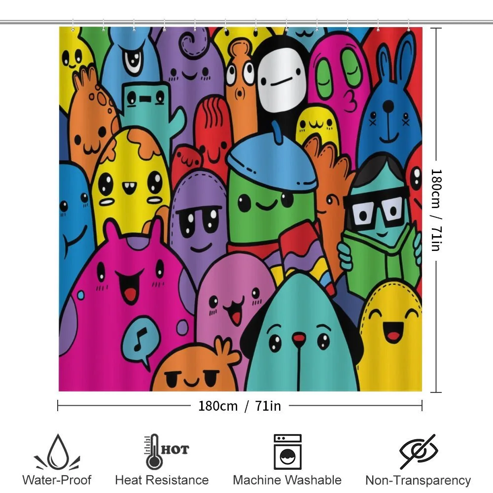 Colorful Doodle Monsters — Detail 2