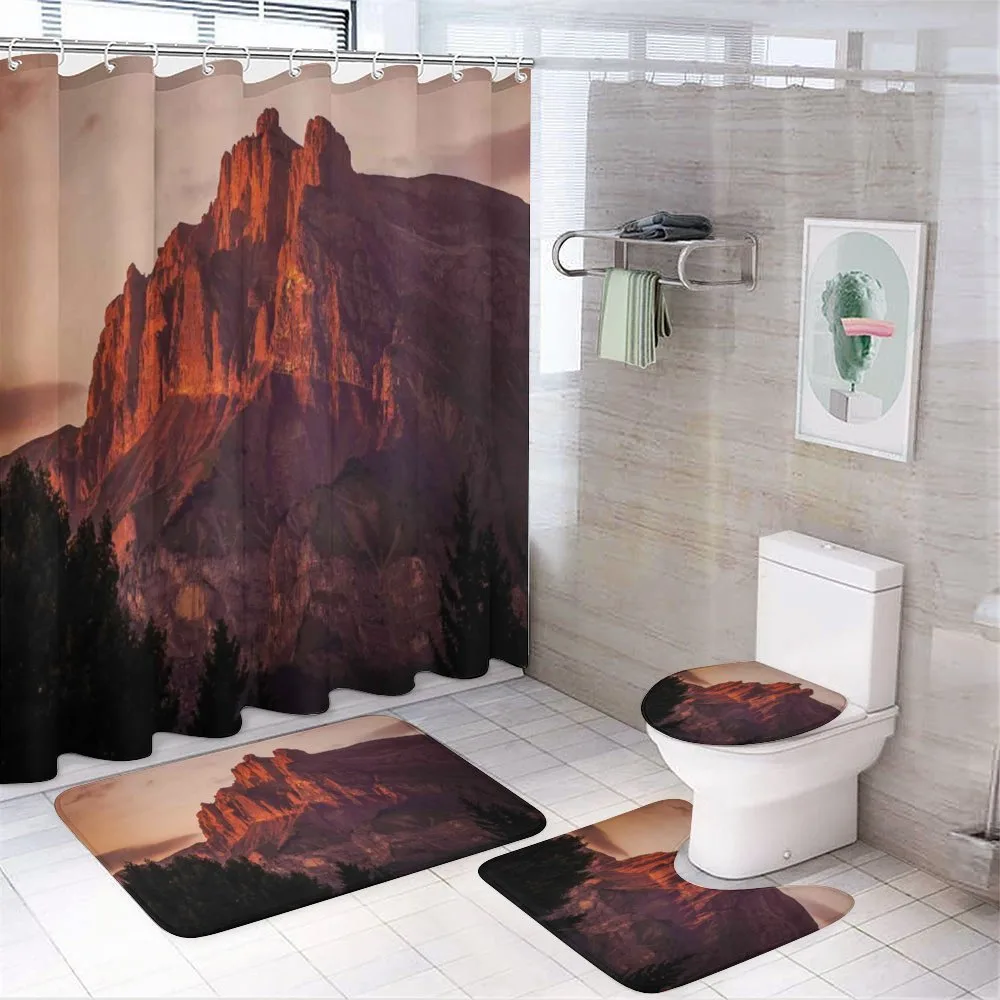 French Alps Peak Sunset — Your design