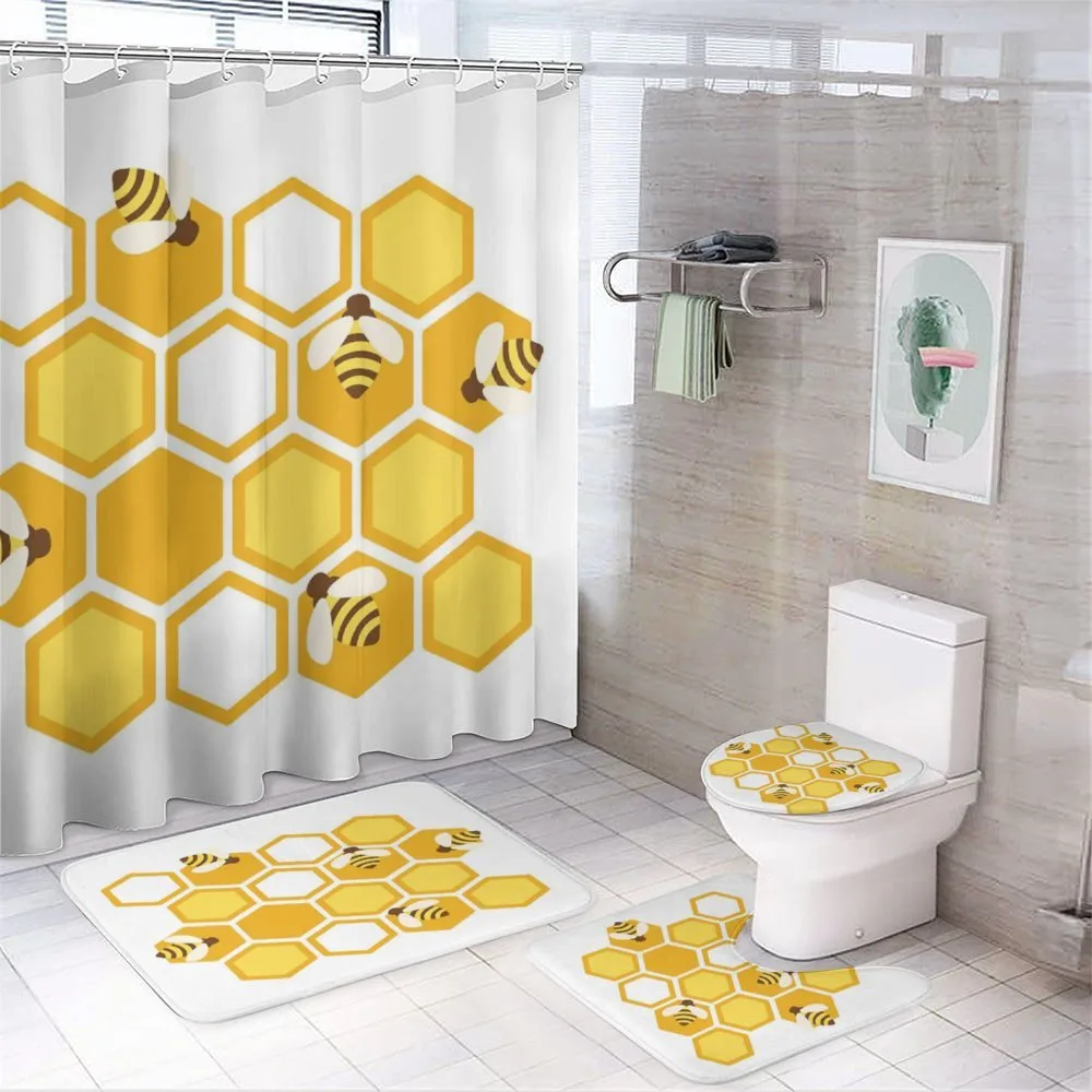 Geometric Honeycomb Bees — Your design