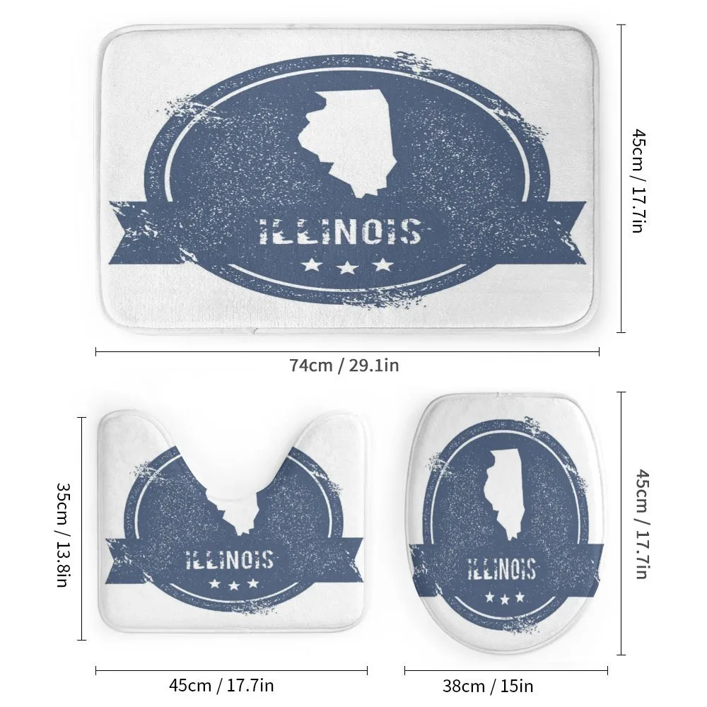 Grunge Design Map Stamp — Detail 1