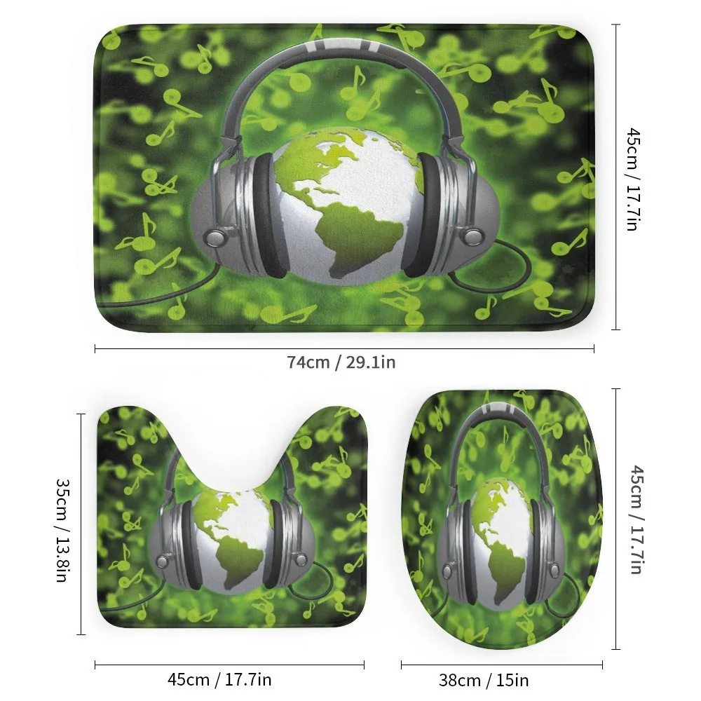Headphones Music Globe — Detail 1