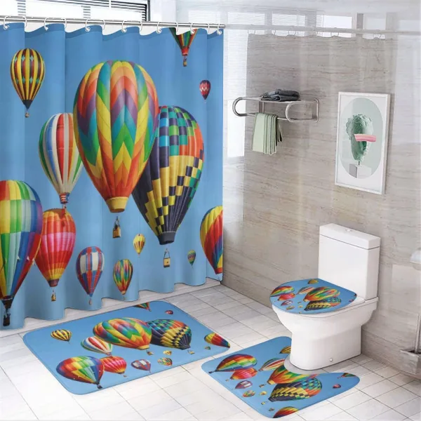 Journey Fun Sky on a shower curtain