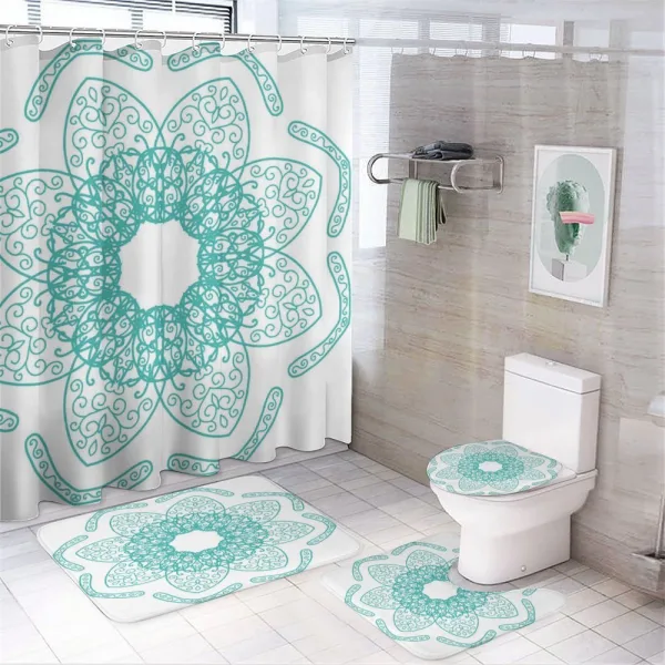 Persian Style Oriental on a shower curtain