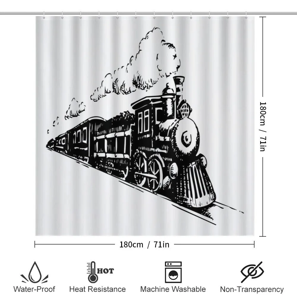 Retro Steam Locomotive — Detail 2