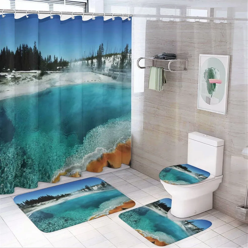Snowy Forest Pool — Your design