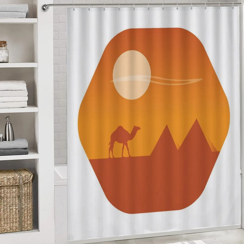 Sun Camel and Pyramids Art — Detail 4