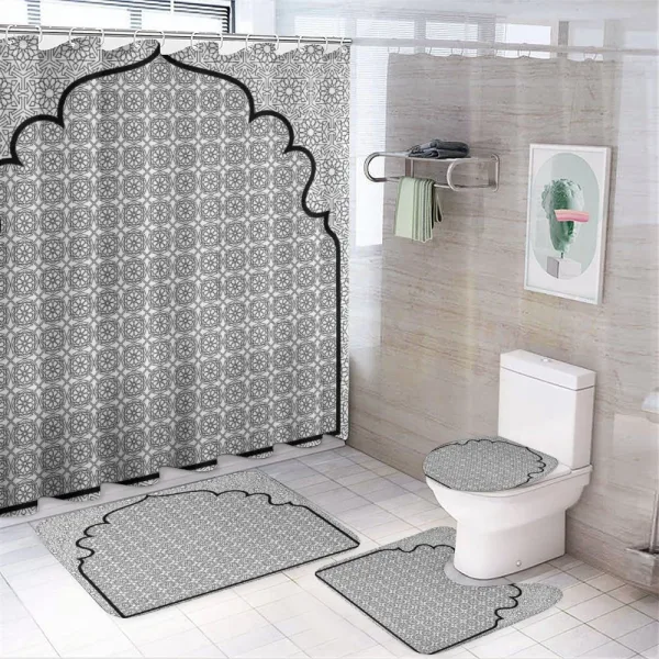 Turkish Ottoman Mosaic on a shower curtain