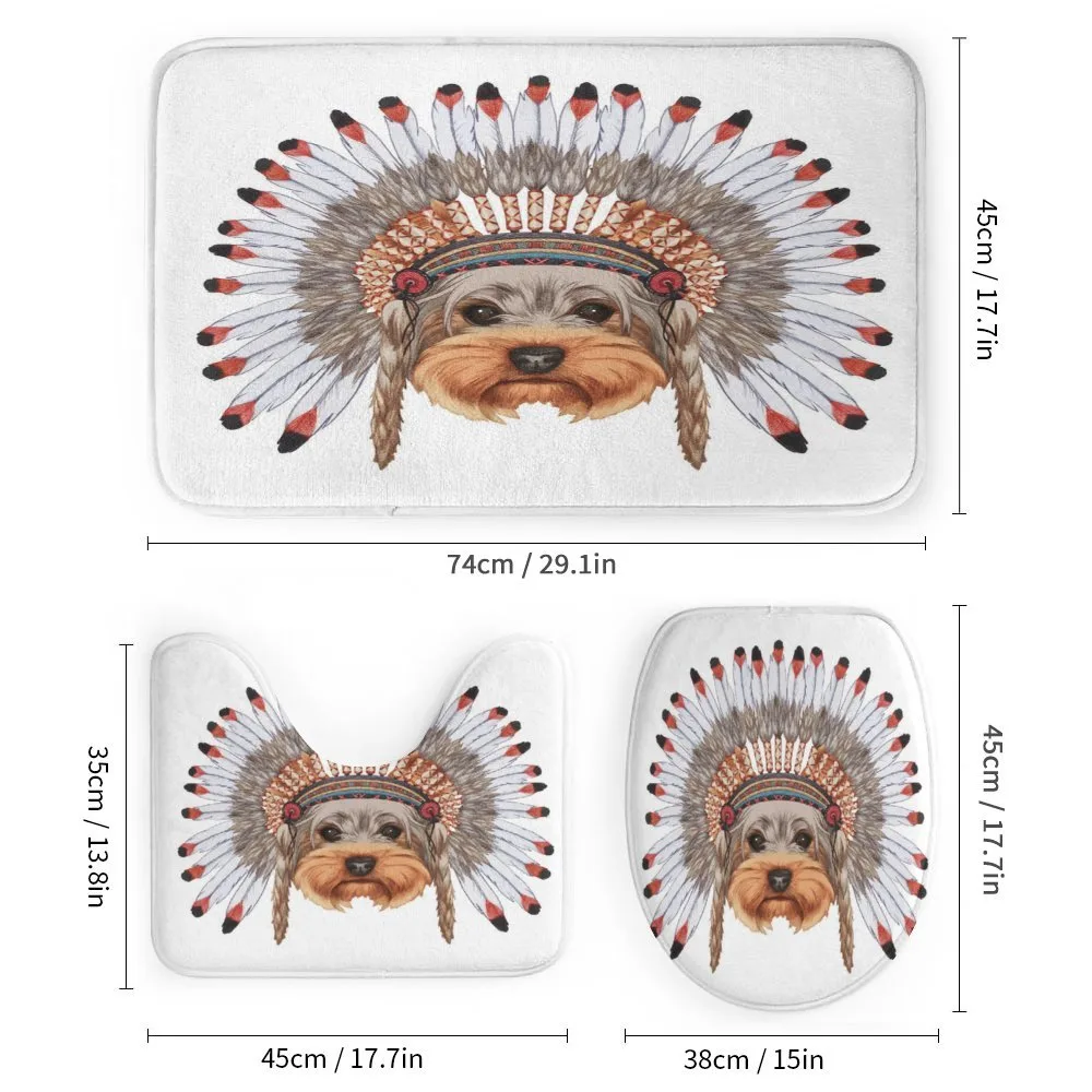 Bonnet Wearing Dog — Detail 1