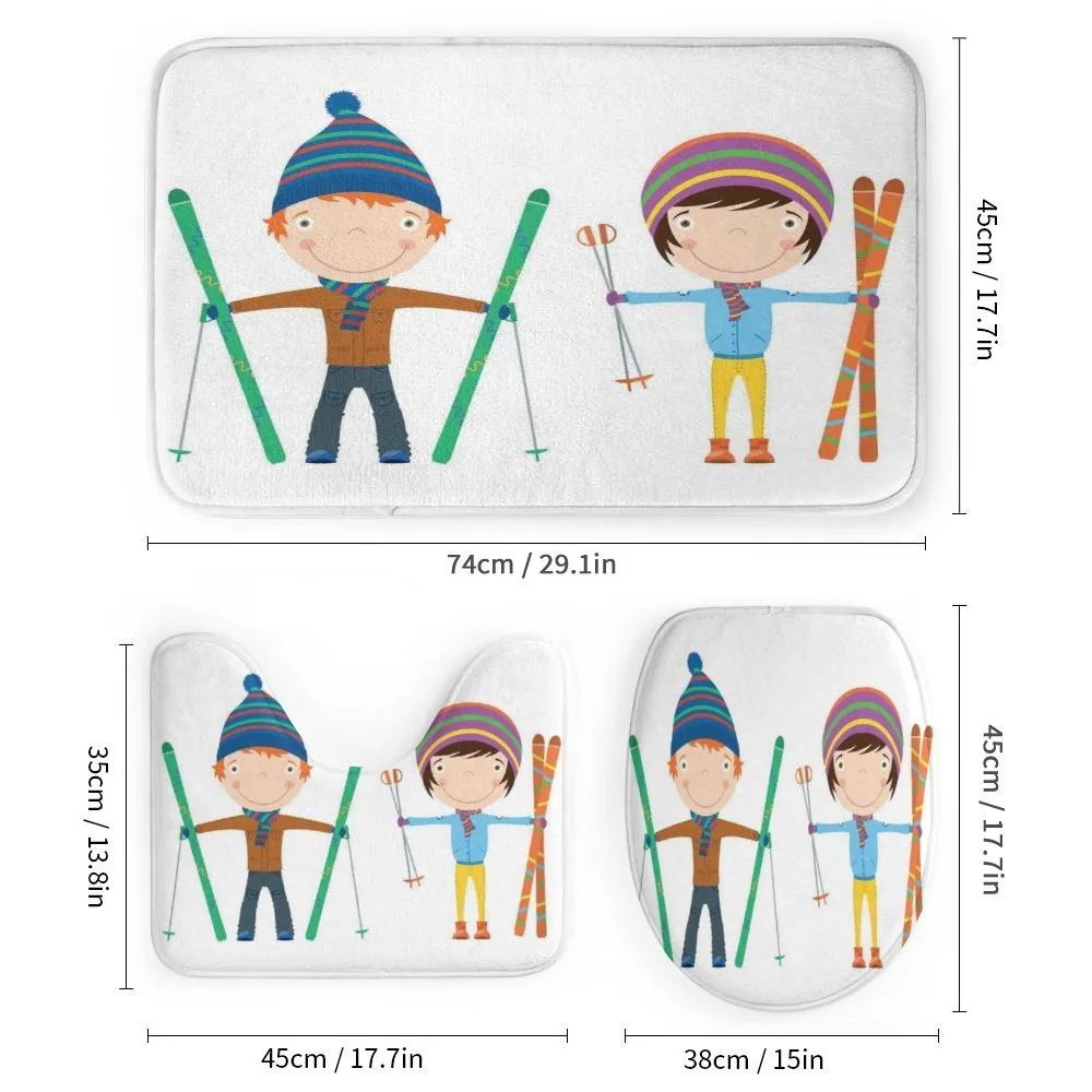 Boy and Girl Skis — Detail 1