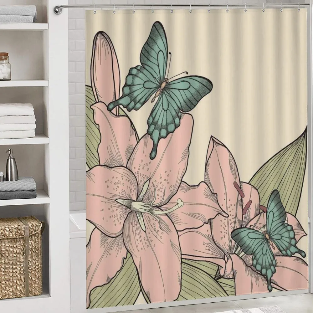 Butterflies and Lilies — Detail 4