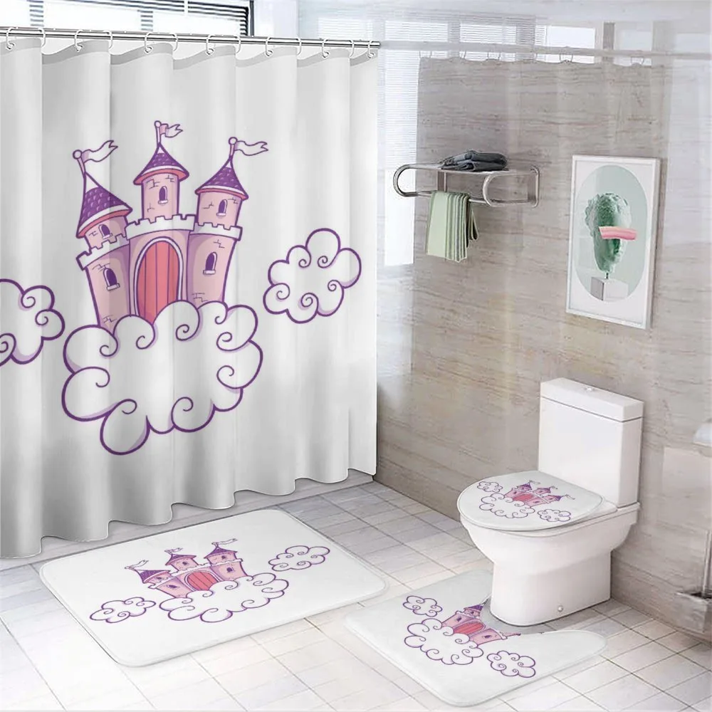 Dreamy Fortress Clouds Art — Your design