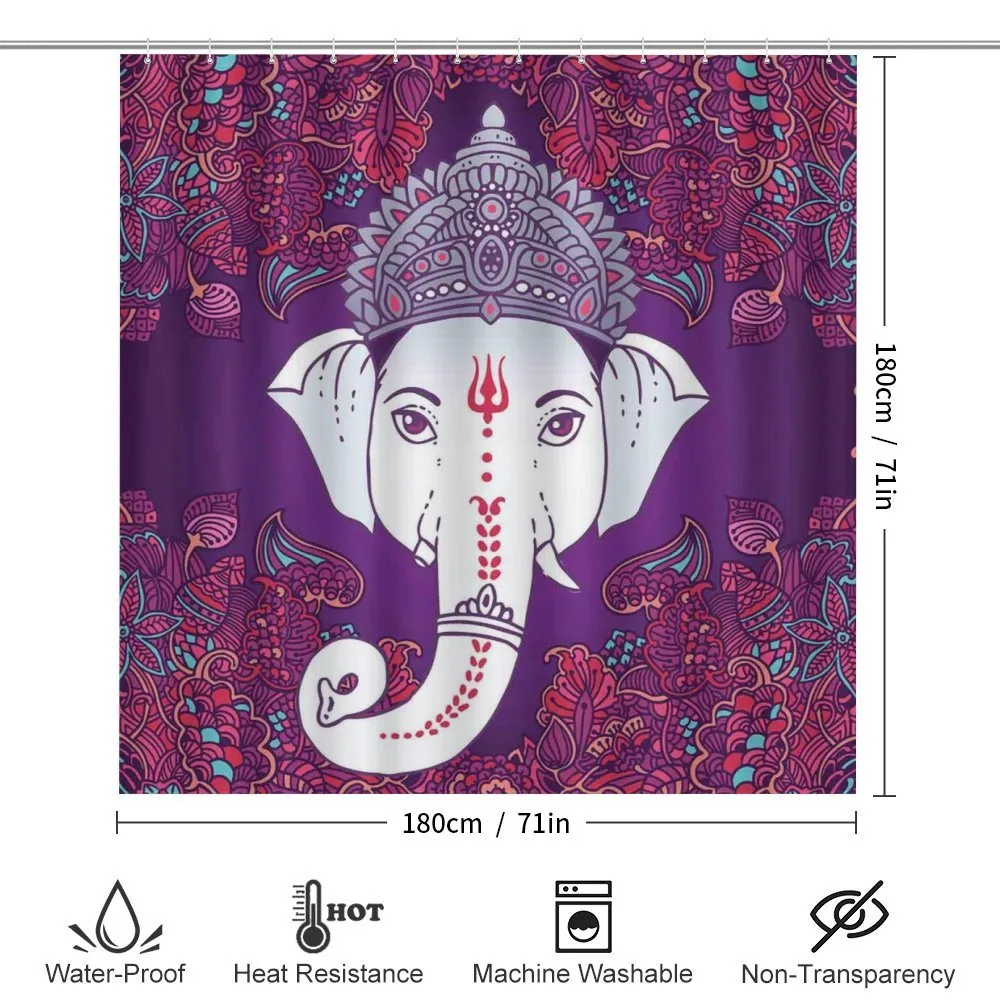 Elephant Floral Design — Detail 2