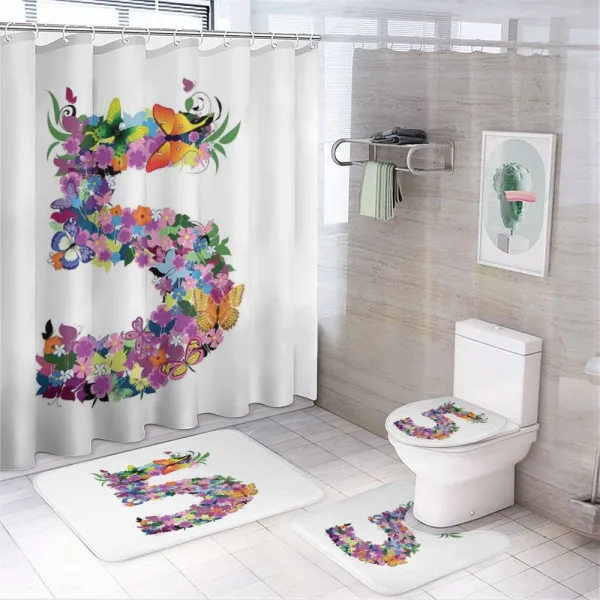 Floral Spring 5 Years on a shower curtain