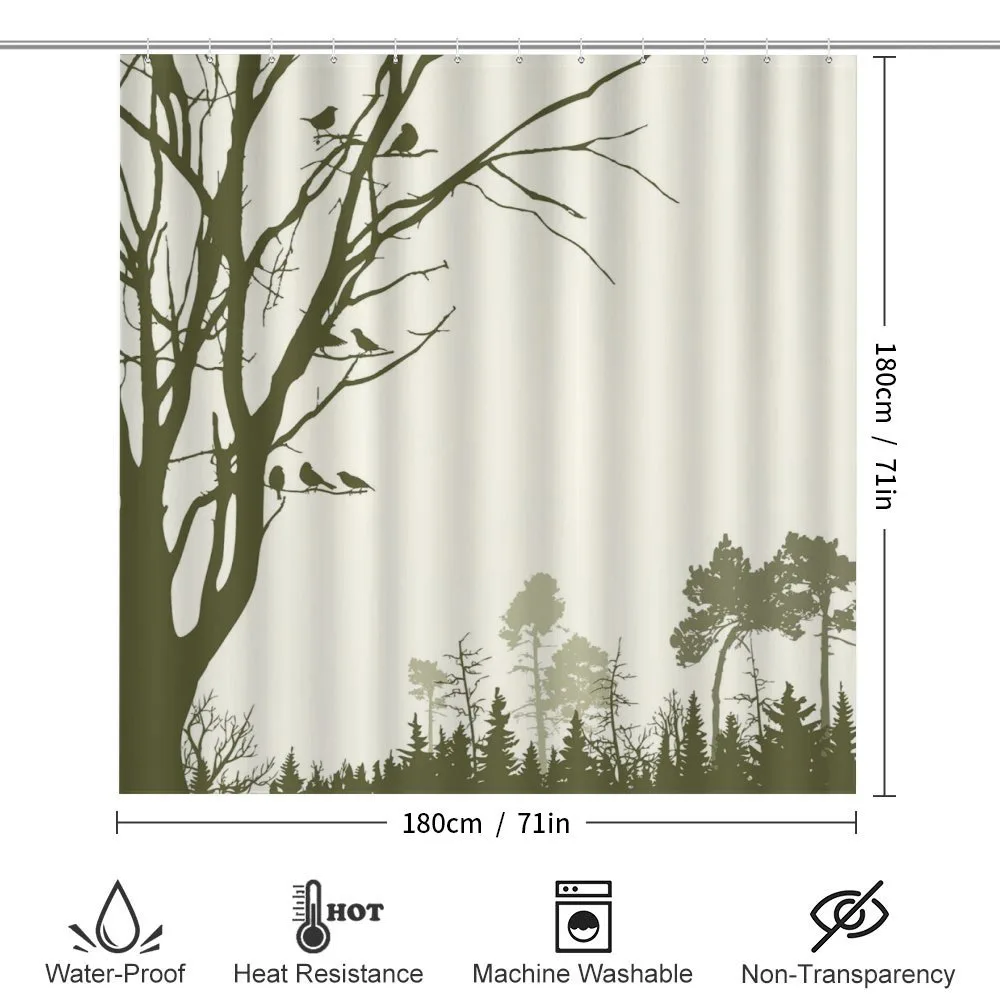 Forest Birds on Tree — Detail 2