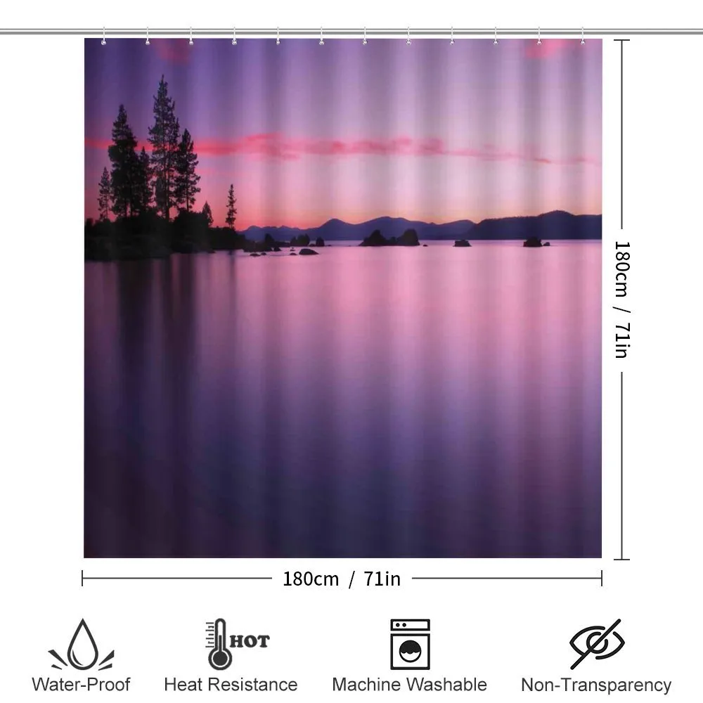 Hazy Calm Lake Tahoe — Detail 2