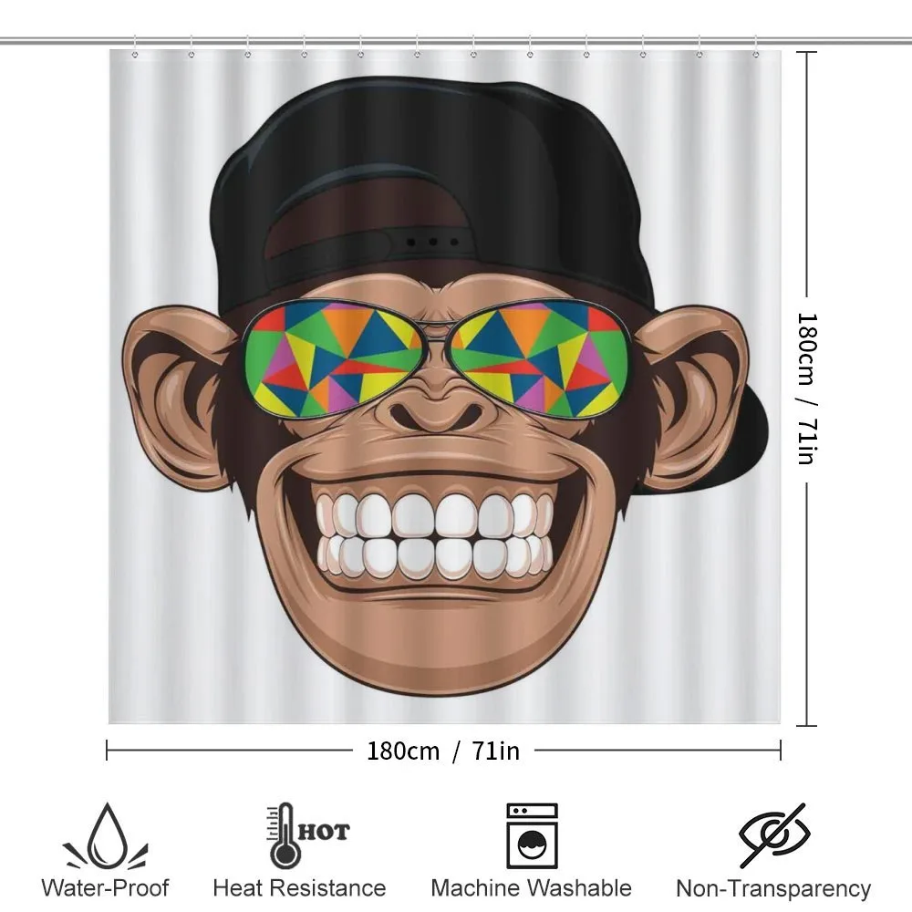 Hipster Monkey Glasses — Detail 2