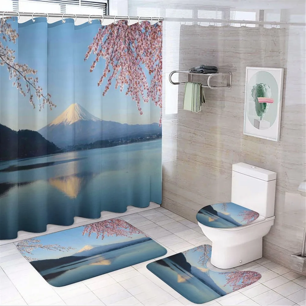 Japan Mountain and Sakura — Your design