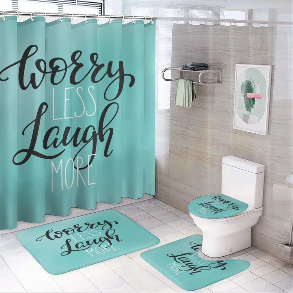 Laugh More Worry Less Text — Your design