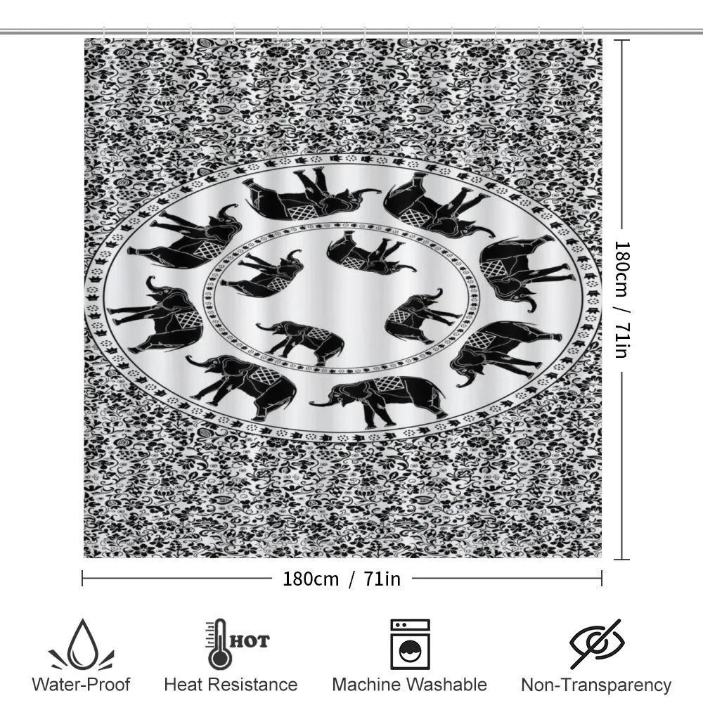 Monchrome Animal Floral — Detail 2