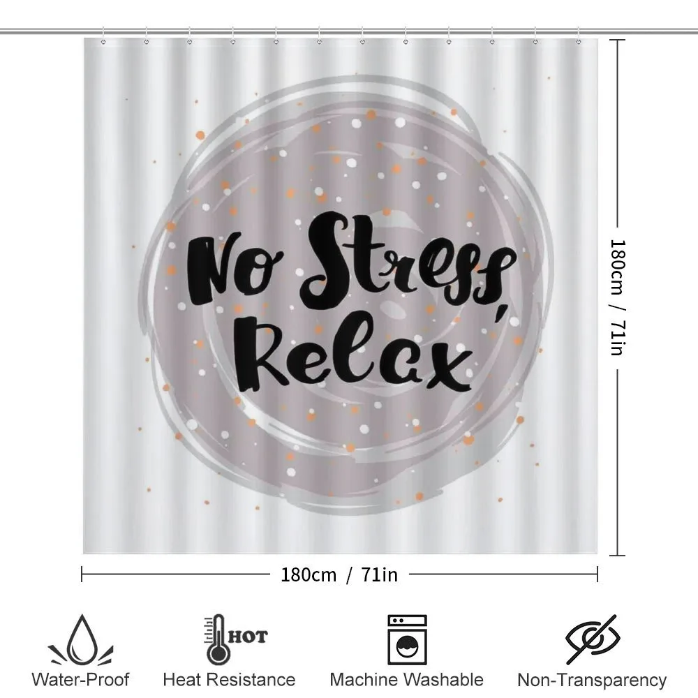 No Stress Relax Lettering — Detail 2