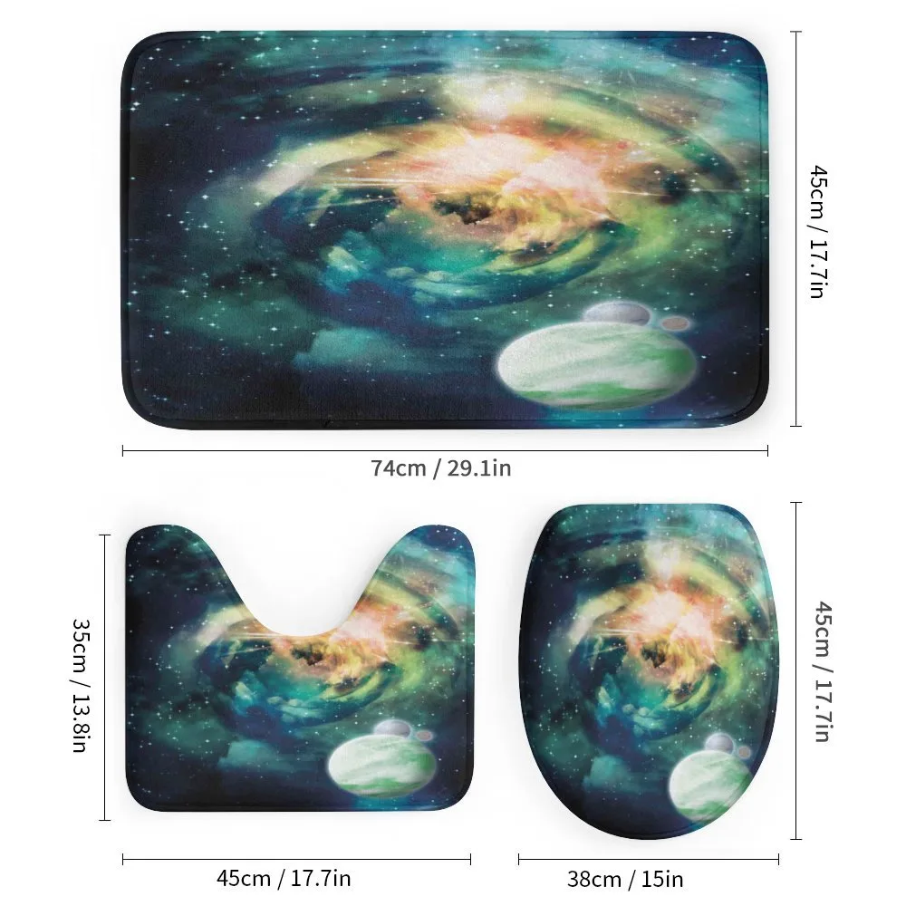 Spiral Galaxy and Planets — Detail 1