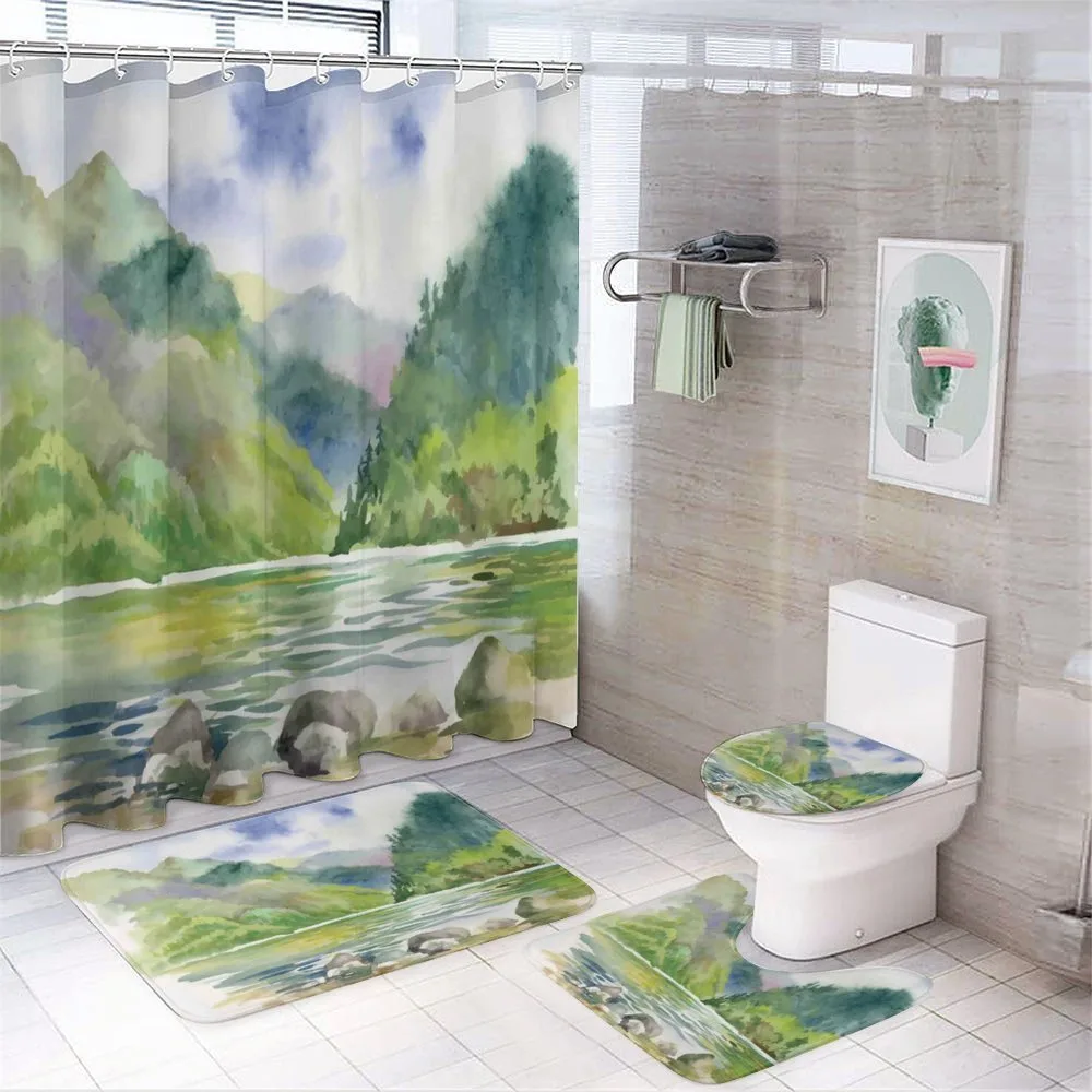 Summer River with Trees — Your design