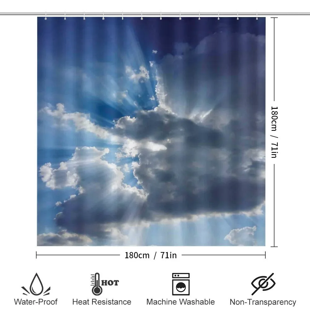 Sunbeams from Clouds — Detail 2