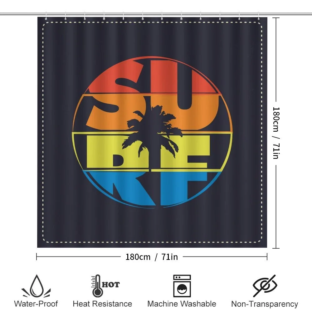 Surf Rainbow Colors Palm — Detail 2