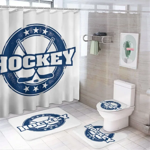 Vintage Sticks Stars on a shower curtain