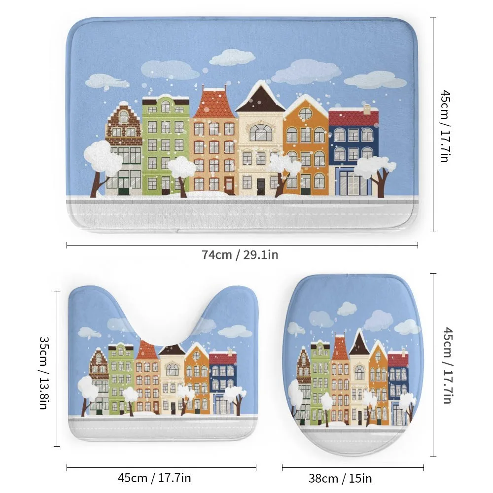 Winter Time Dutch Houses — Detail 1